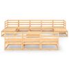 vidaXL Salon de jardin 11 pcs Bois de pin massif