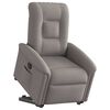 vidaXL Fauteuil inclinable &eacute;lectrique taupe tissu