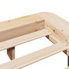 vidaXL Cadre de lit sans matelas 160x200 cm bois massif de pin