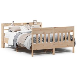 vidaXL Cadre de lit sans matelas 120x190 cm bois de pin massif