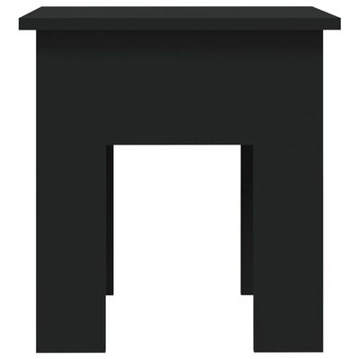 vidaXL Table basse Noir 40x40x42 cm Aggloméré