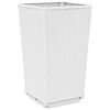 vidaXL Jardini&egrave;res 4 pcs blanc 32,5x32,5x57 cm polypropyl&egrave;ne