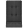 vidaXL Coussins de chaise de jardin lot de 2 Anthracite 120x50x5 cm