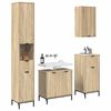 vidaXL Ensemble de mobilier de salle de bain avec tiroir Chêne Sonoma