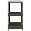 vidaXL Rangement de cuisine Vert olive 60 x 50 x 92 cm Acier
