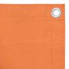 vidaXL Écran de balcon Orange 120x300 cm Tissu Oxford