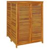 vidaXL Bo&icirc;te de rangement de jardin 70x87x104 cm bois massif d'acacia