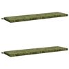 vidaXL Coussins de Banc SOEST 2 pc 100 % polyester Mod&egrave;le feuille