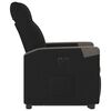 vidaXL Fauteuil inclinable &eacute;lectrique noir tissu