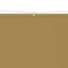 vidaXL Auvent vertical Beige 60x600 cm Tissu oxford