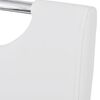 vidaXL Chaises &agrave; manger lot de 2 blanc similicuir
