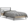 vidaXL Cadre de lit sans matelas ch&ecirc;ne sonoma 90x190 cm