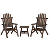 vidaXL Ensemble de salon de jardin 3 pcs bois massif d'&eacute;pic&eacute;a