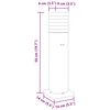 vidaXL Lampadaire d'ext&eacute;rieur avec sortie noir 50 cm aluminium