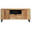 vidaXL Unites TV avec tiroir Bois d'Acacia Massif 105 x 33,5 x 46 cm