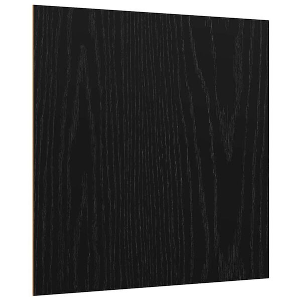 vidaXL Panneaux d&eacute;coratifs 50 pcs Ch&ecirc;ne noir 30 x 30 x 0,27 cm
