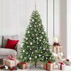 vidaXL Sapin de No&euml;l artificiel avec 300 LED Vert 180 cm PE et PVC