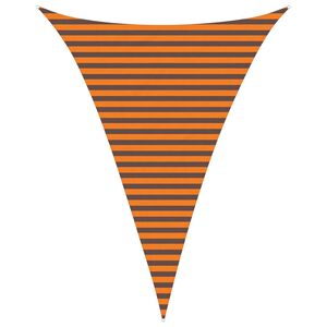 vidaXL Voile d'ombre Orange et marron 3 x 4 x 4 m