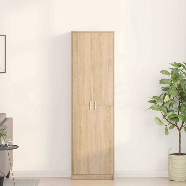 vidaXL Armoire Chêne Sonoma 55 x 25 x 189 cm Bois d'ingénierie