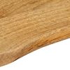 vidaXL Dessus de table 90x40x3,8 cm bord vivant bois massif manguier