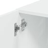 vidaXL Armoire de rangement mince blanc 40x42,5x225 cm
