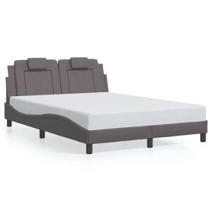 vidaXL Cadre de lit Viana sans matelas gris 120x200 cm similicuir