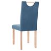 vidaXL Chaises &agrave; manger lot de 6 bleu tissu