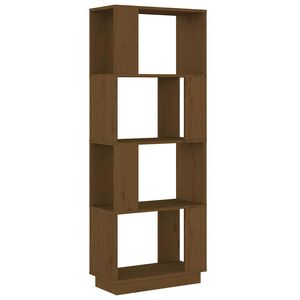 vidaXL Biblioth&egrave;que/S&eacute;parateur de pi&egrave;ce Marron miel 51x25x132 cm Pin