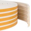 vidaXL joint de fen&ecirc;tre autocollant Blanc 9 x 4 mm 12 m Mousse EPDM
