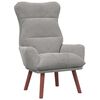 vidaXL fauteuil Gris clair 69 x 74 x 93 cm Velours