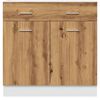 vidaXL Armoire à tiroirs "Lyon" Chêne artisanal 80 x 46 x 81,5 cm Bois d'ingénierie