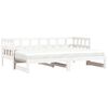 vidaXL Lit de jour et lit gigogne sans matelas 90x190 cm bois massif