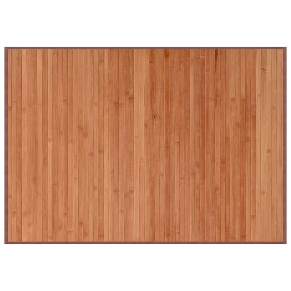 vidaXL Tapis rectangulaire marron 70x100 cm bambou