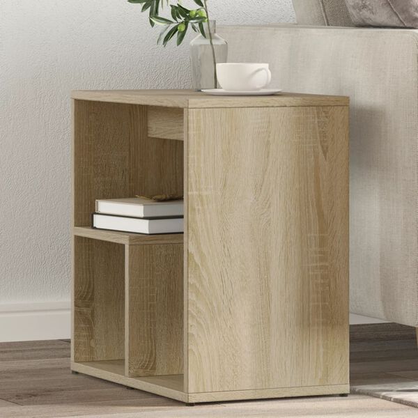 vidaXL Table d'appoint Chêne sonoma 50x30x50 cm Bois d'ingénierie