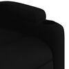 vidaXL Fauteuil inclinable Noir Tissu