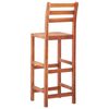 vidaXL Ensemble de bar d'ext&eacute;rieur 5 pcs Carreau mosa&iuml;que et acacia