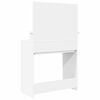 vidaXL Tables de maquillage pour chambre Blanc 80 x 39,6 x 135 cm
