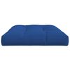 vidaXL Coussin de palette bleu royal 120x80x12 cm tissu