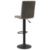 vidaXL Tabourets de bar lot de 2 gris fonc&eacute; velours