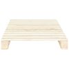 vidaXL Cadre de lit de palette sans matelas bois massif pin 100x200 cm