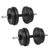vidaXL Halt&egrave;re avec plaques 40 kg