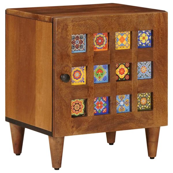 vidaXL Cabinet de chevet Marron 40 x 33,5 x 46 cm