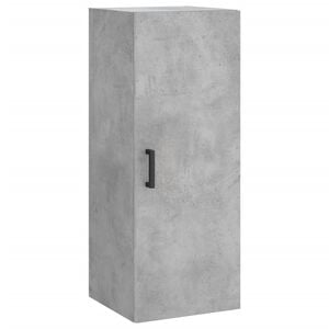 vidaXL Armoire murale gris b&eacute;ton 34,5x34x90 cm