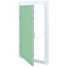 vidaXL Panneau d'Acc&egrave;s Vert et Argent 30 x 45 cm Aluminium et Pl&acirc;tre