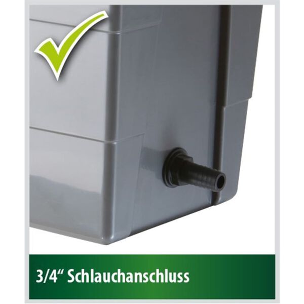 HEISSNER Ensemble de filtre &agrave; gravit&eacute; 1000 L/h