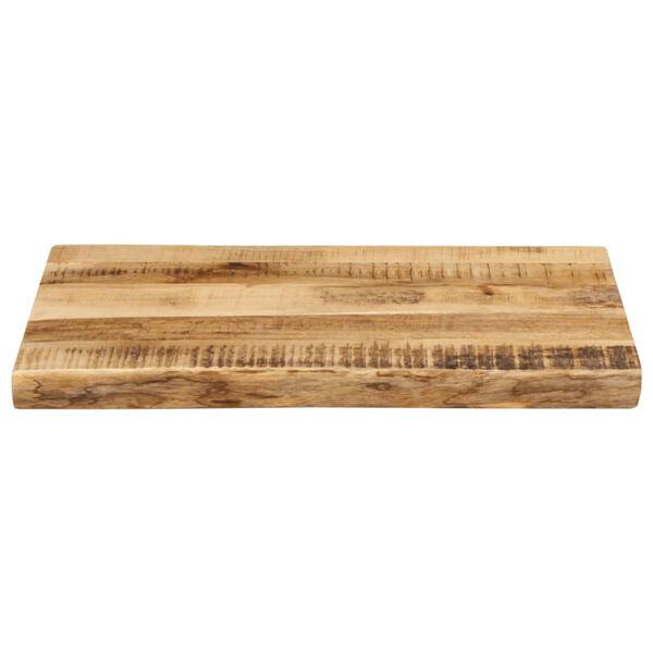 vidaXL Dessus de table bord vivant 70x40x2,5 cm bois de manguier brut