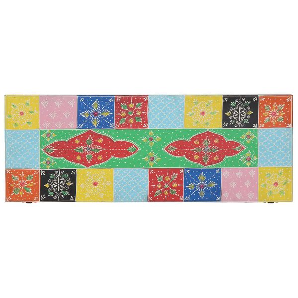 vidaXL Meuble TV Multicolore 80 x 30 x 22 cm Bois d'ingénierie