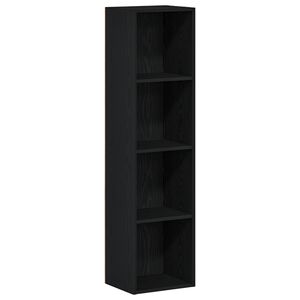vidaXL | Biblioth&egrave;que | Ch&ecirc;ne Noir 36 x 30 x 143 cm Bois d'ing&eacute;nierie