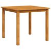 vidaXL Table de jardin 85x85x74 cm Bois d'acacia massif