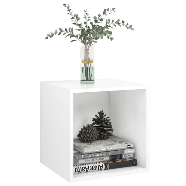 vidaXL Armoire murale Blanc 37x37x37 cm Bois d&rsquo;ing&eacute;nierie